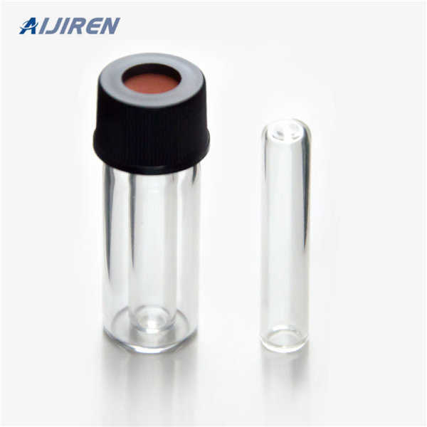 Iso9001 brown 2ml sample vials with inserts manufacturer